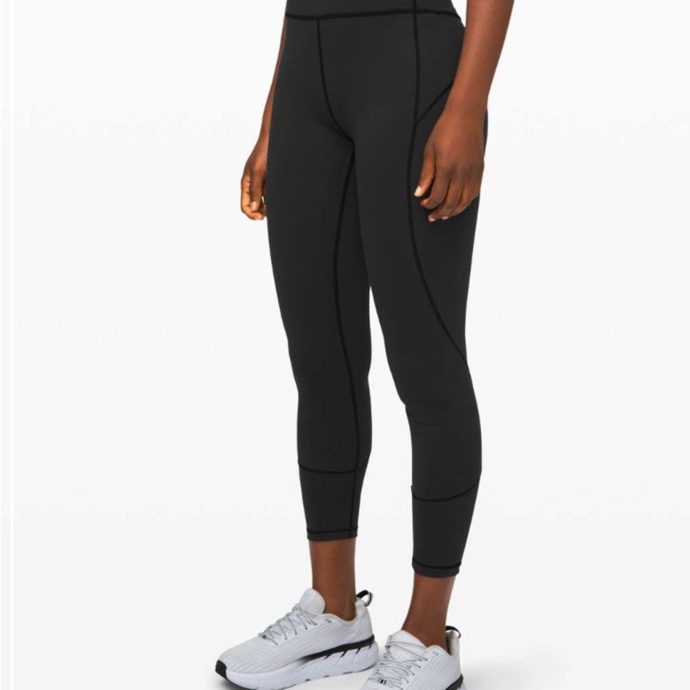 lululemon athletica Black Sculpting 7/8 Leggings - Picture 3 of 9